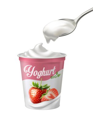 Strawberry yogurt
